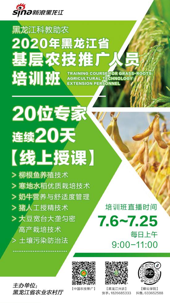 黑龙江基层农技推广人员培训班第七期 农产品质量安全形势与任务技术推广
